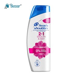 Head & Shoulders 2 in 1 Smooth And Silky Anti Dandruff Shampoo + Conditioner 340ml