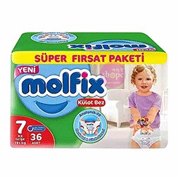 Molfix Baby Diaper Pants 7 Extra Large 19+ kg