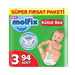 Molfix Baby Diaper Pants Super Pack Midi 6-11 kg