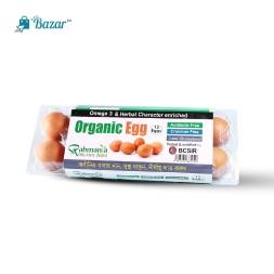 Organic Chicken Egg - অর্গানিক মুরগির ডিম | 1 dozon