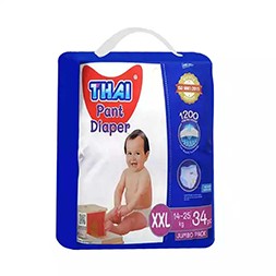 Thai Baby Diaper Pant (jumbo Pack) XXL 14-25 kg